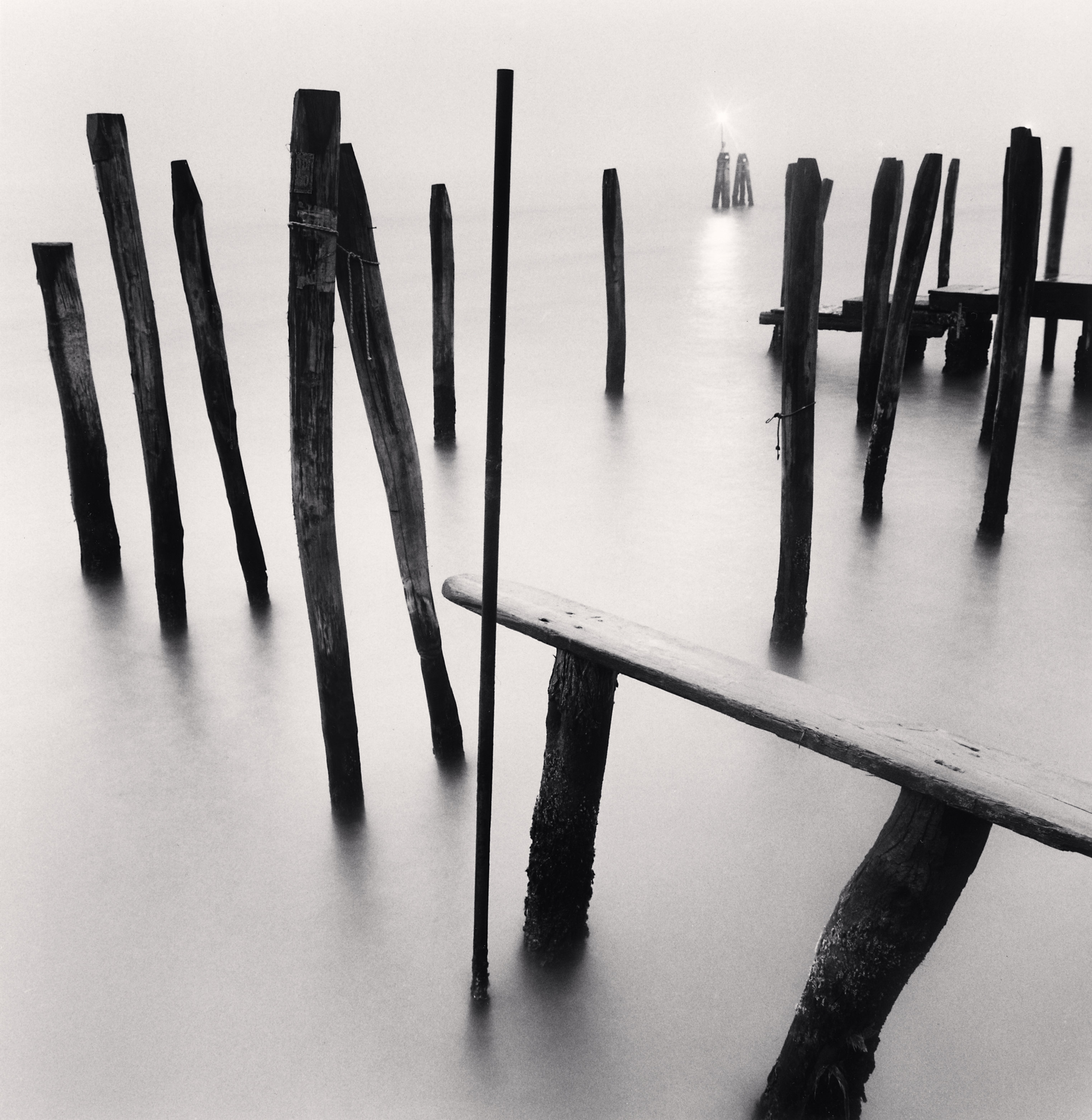 Fondamenta Nuove Poles, Venice, Italy.