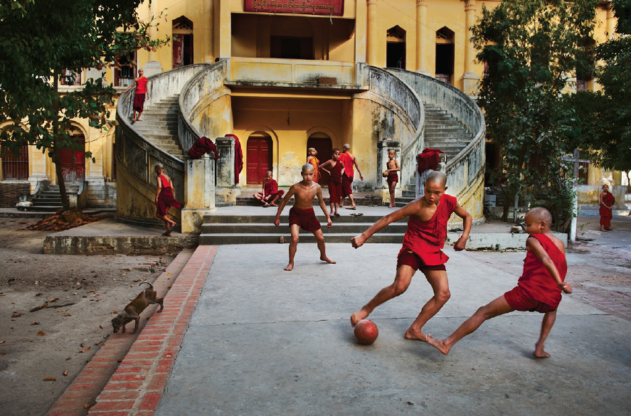 Monks Play Football