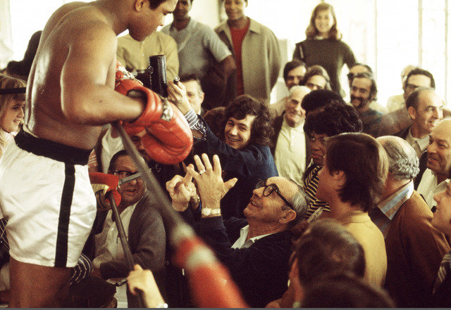 Muhammad during training in Chris Dundees' gym