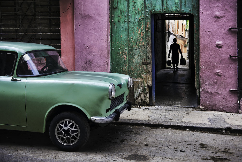 Russian car in old Havana