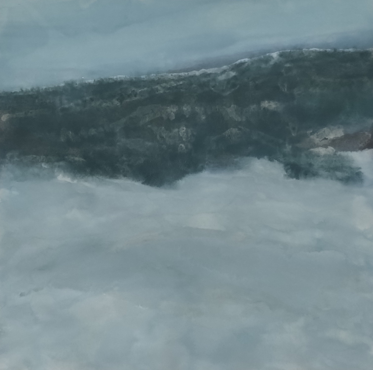 View from the Lidberget mountain (Utsikt från Lidberget, Getberg, Ullånger) — Herman Lohe