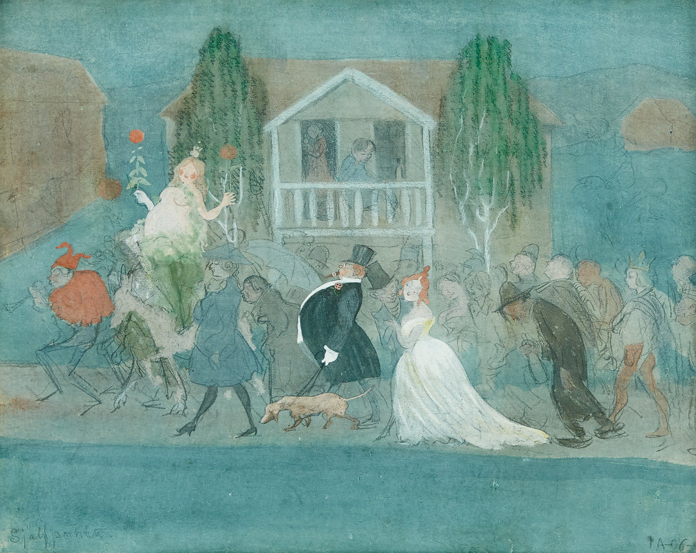 Ivar Arosenius — Triumph of Venus (Selfportrait), 1906