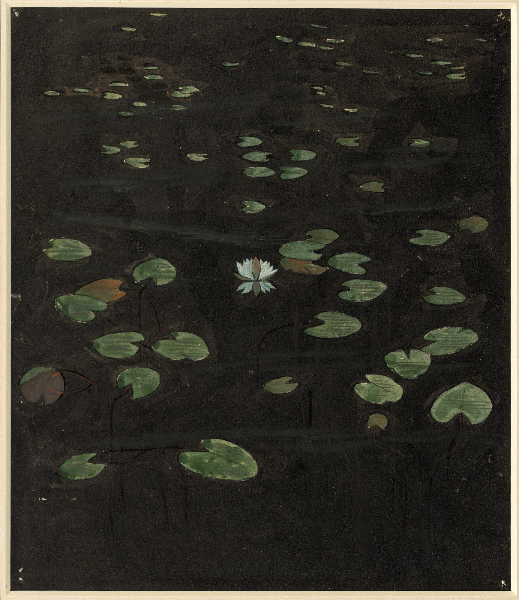 Ivar Arosenius — Waterlilies, 1902