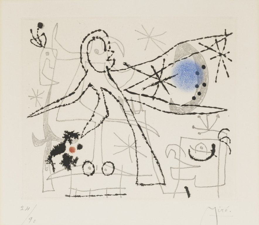 Joan Miró — L'Oiseau dressé, 1960