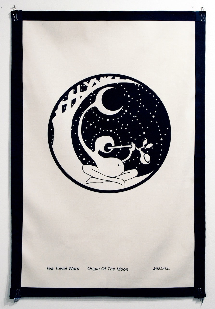 Tea Towel Wars - Origin of the Moon — Nicole Wassall