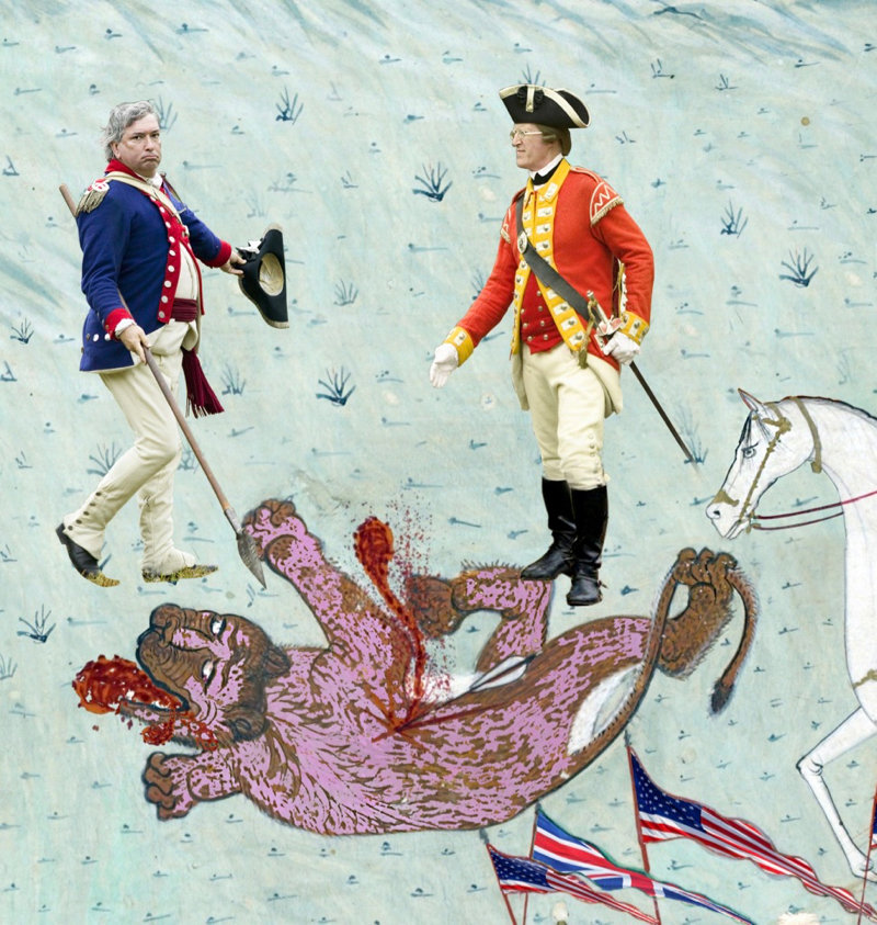 King Ardavan and other Participants Dispute the Hunt's Spoils — view 3