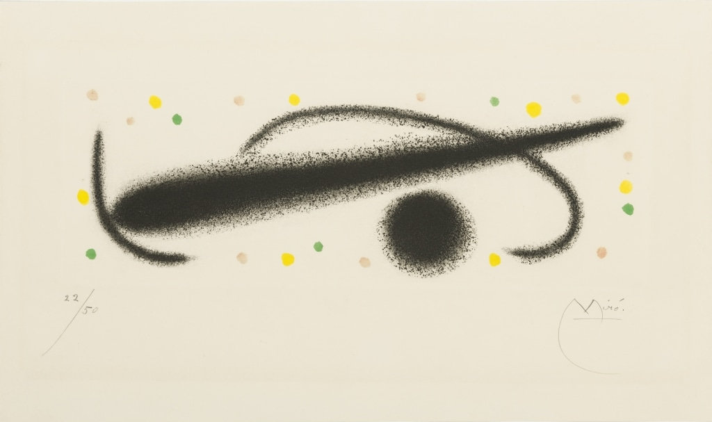Joan Miró — Fusées, from Nous avons, René Char, 1959