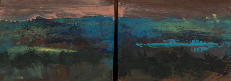 Landscape of Balaton at Evening — Dénes Maróti
