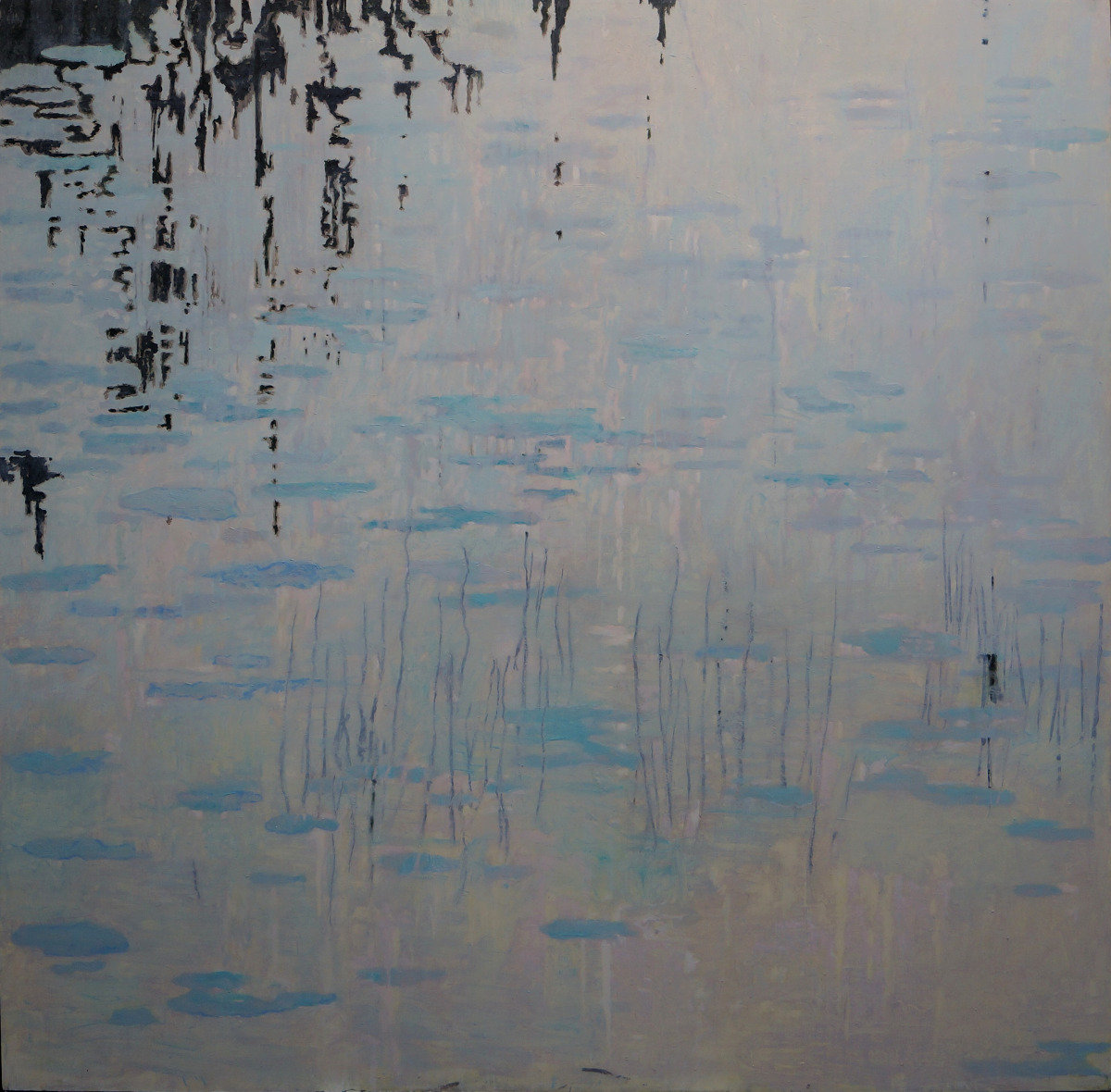 Dawn by the lake — Herman Lohe