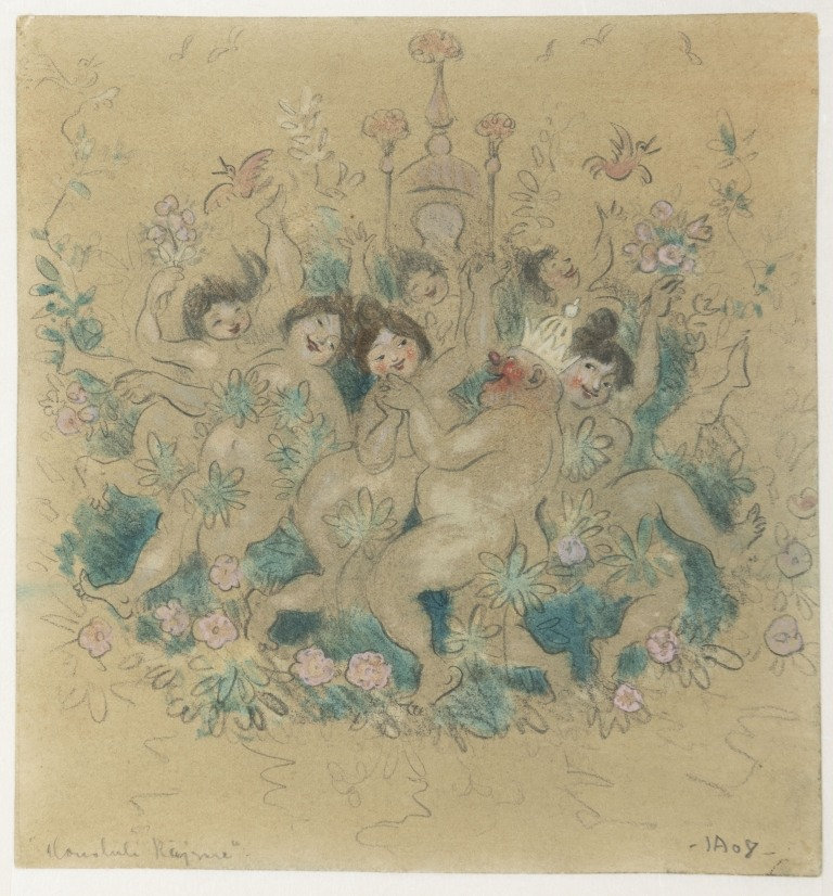 Ivar Arosenius — The Emperor of Honoluli (Honoluli Kejsare), 1908