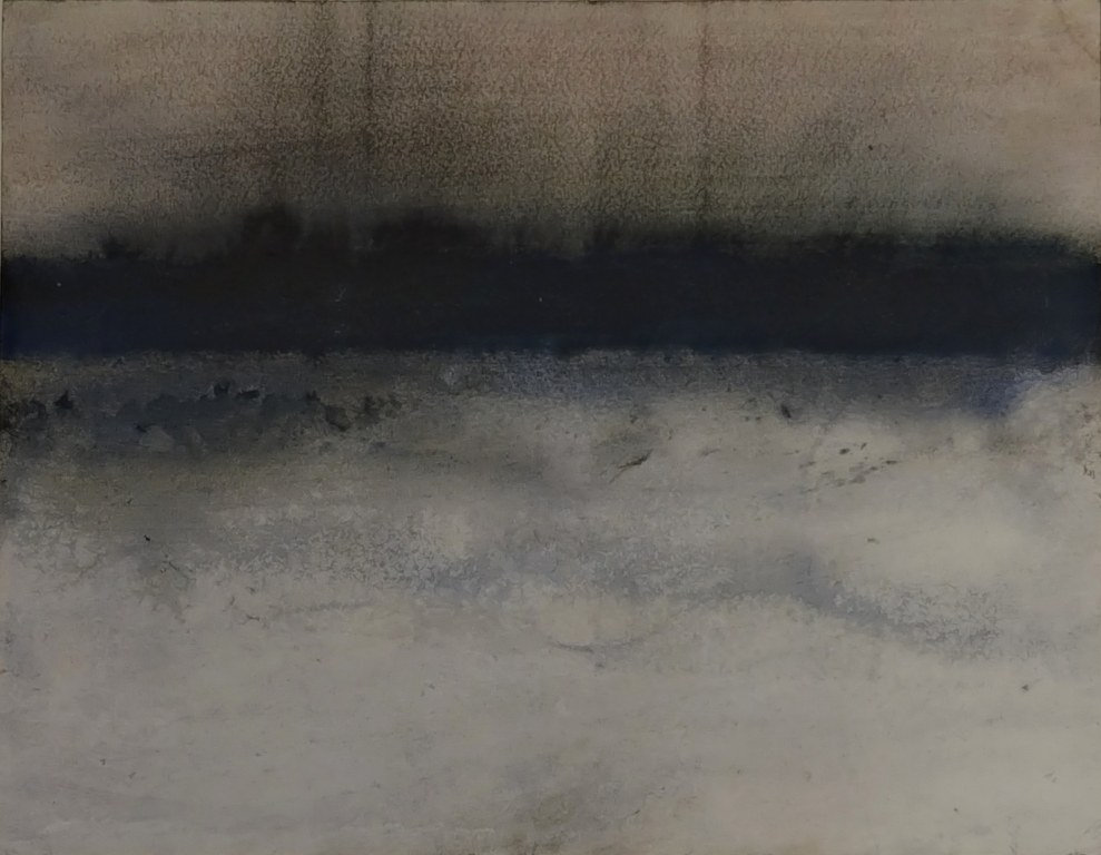 Winter motif from the Marshlands, Getberg — Herman Lohe
