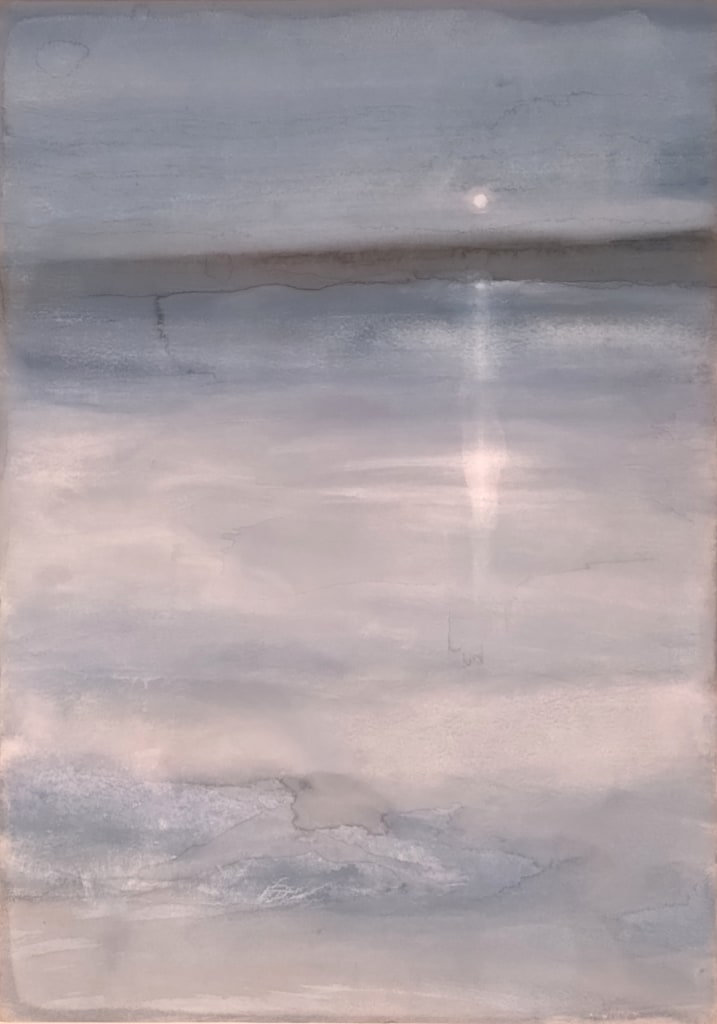 The Moon over the Angerman River, Norrland (Månsken över Ångermanälven) — Herman Lohe