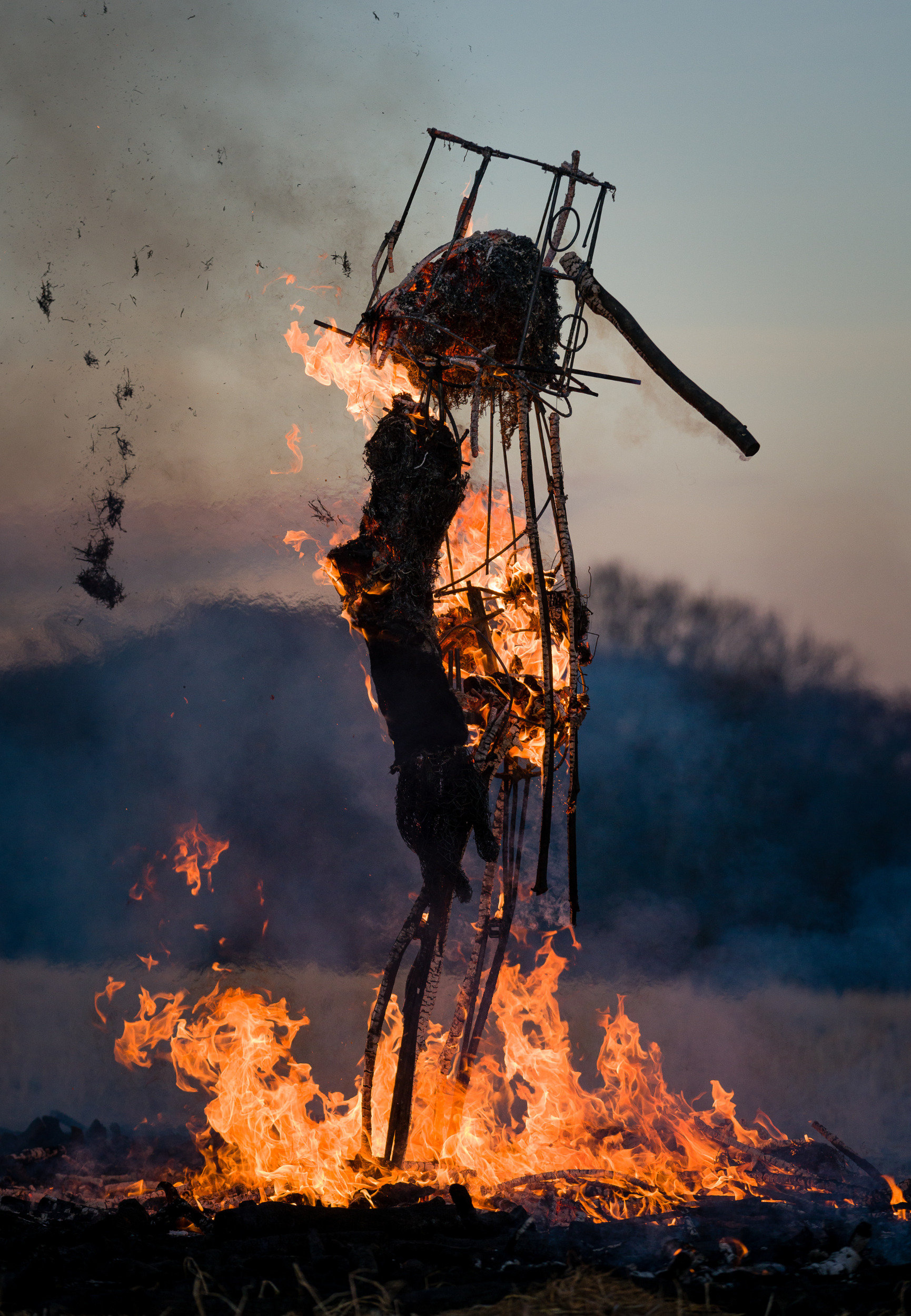 The Burning of Lifting the Curse — Tim Shaw, RA