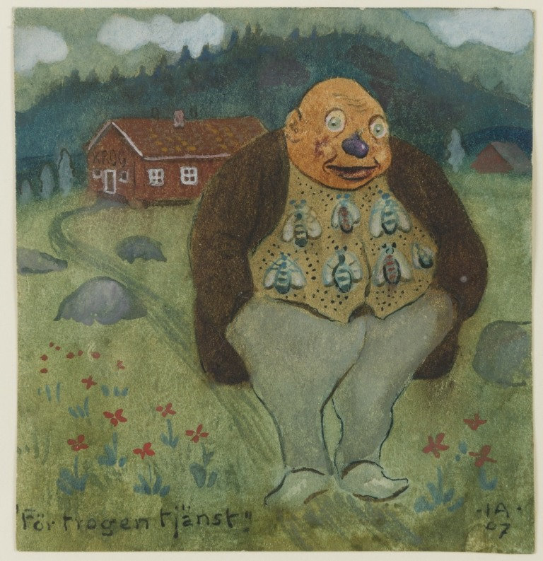 Ivar Arosenius — For loyal service (För trogen tjänst), 1907