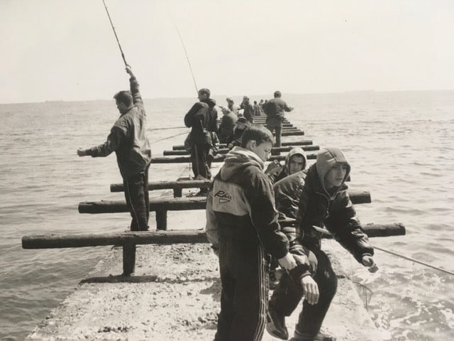 Boys Fishing, afternoon 26th April 2003 — Nicholas Hopkins