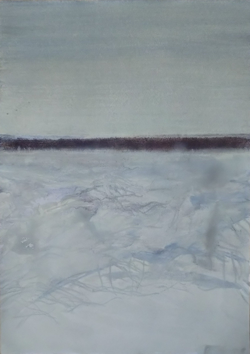 View from Ullånger, Norrland (Vy från Bergsjön, Ullånger) — Herman Lohe